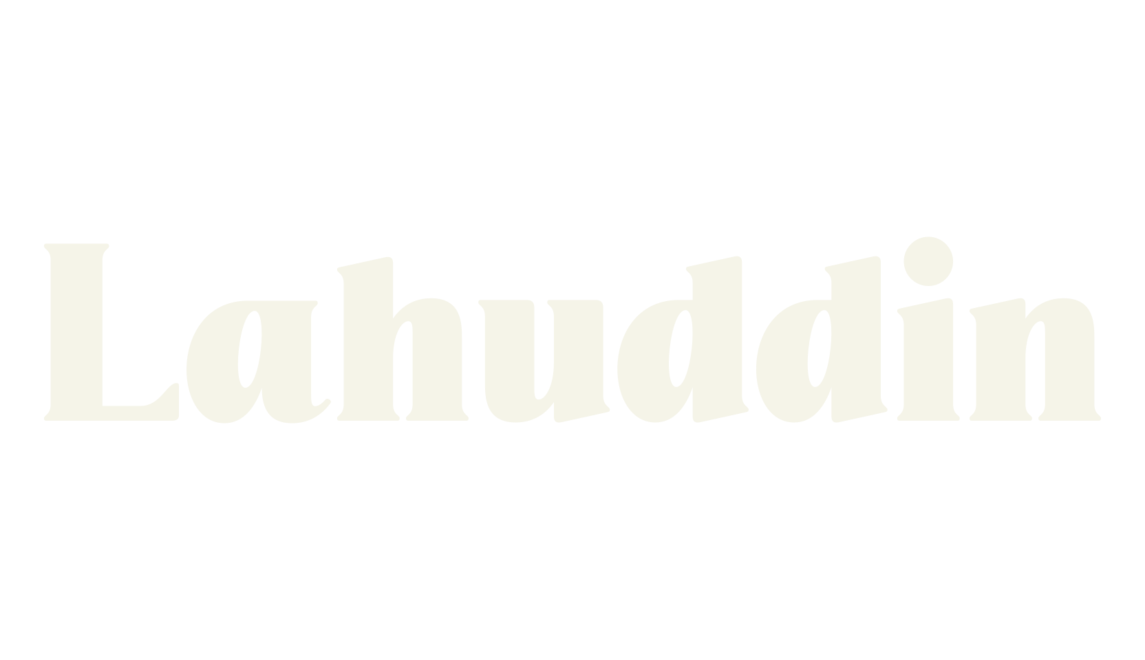 Lahuddin, lettering font preview