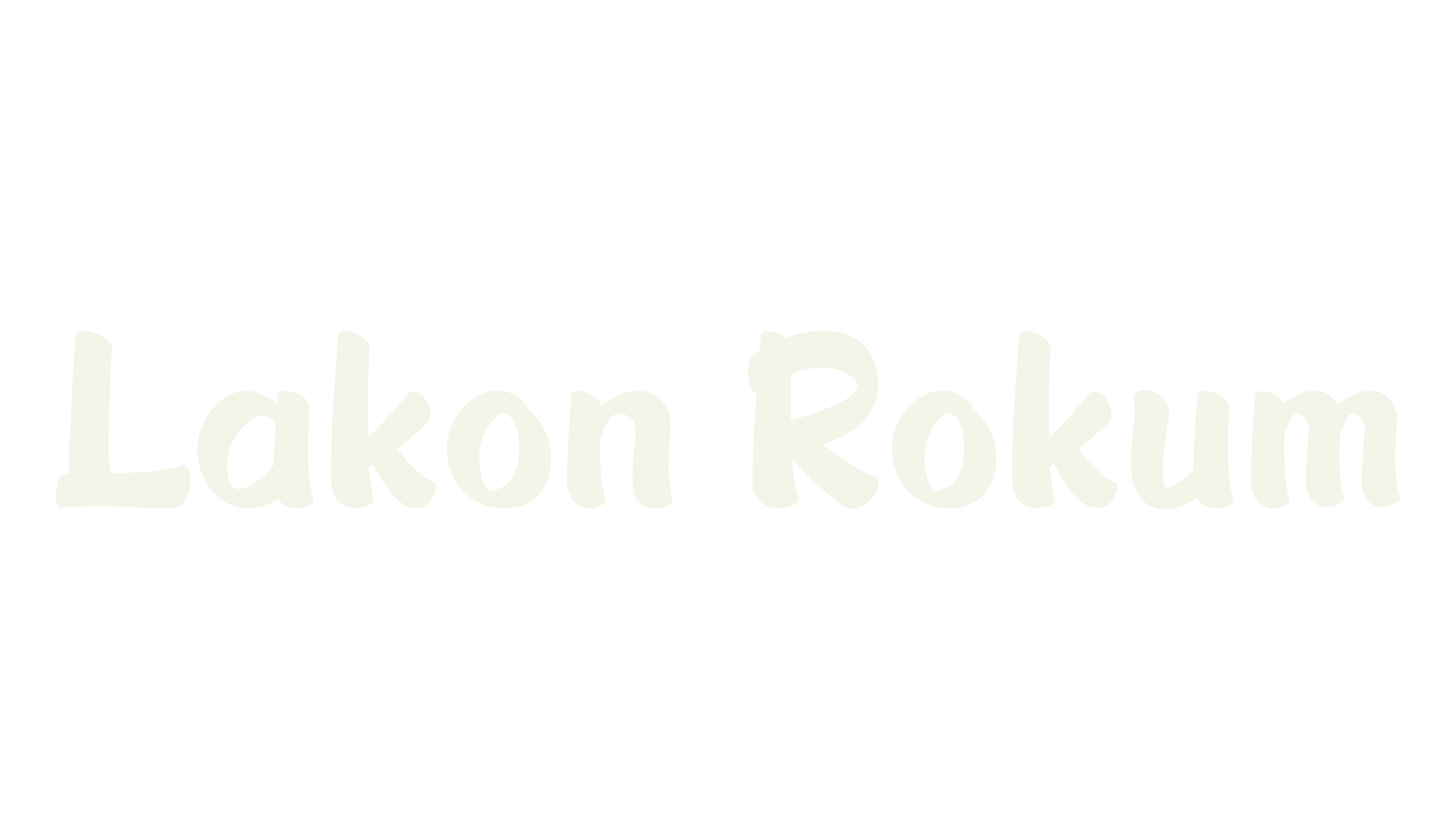 Lakon Rokum, graffiti font preview