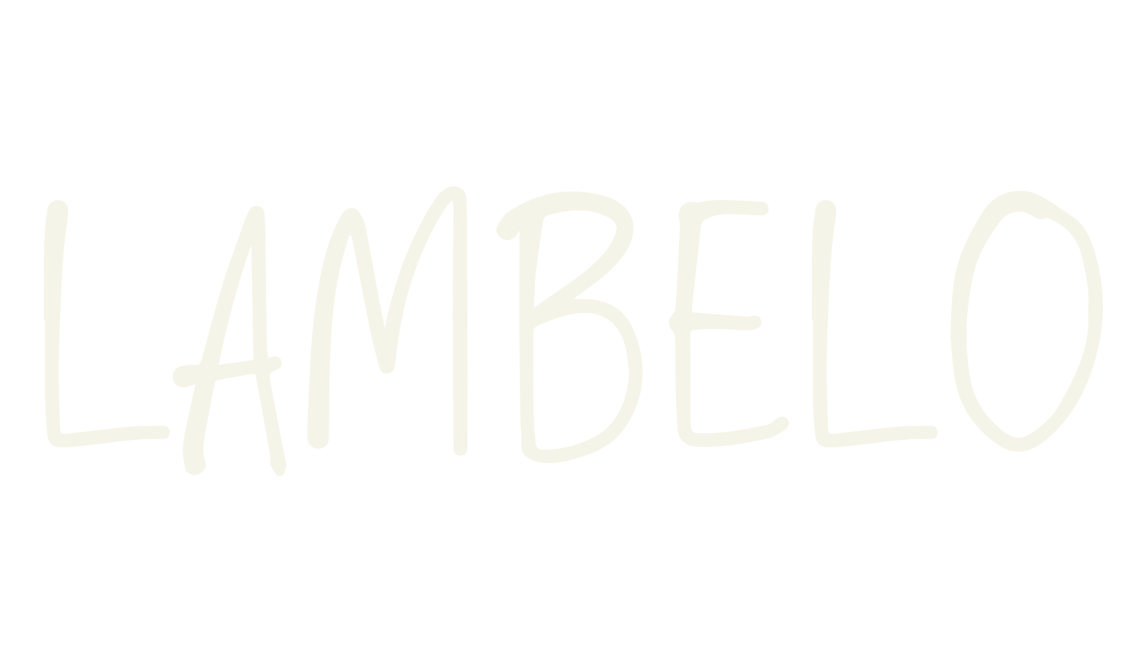 LAMBELO, handwriting font preview