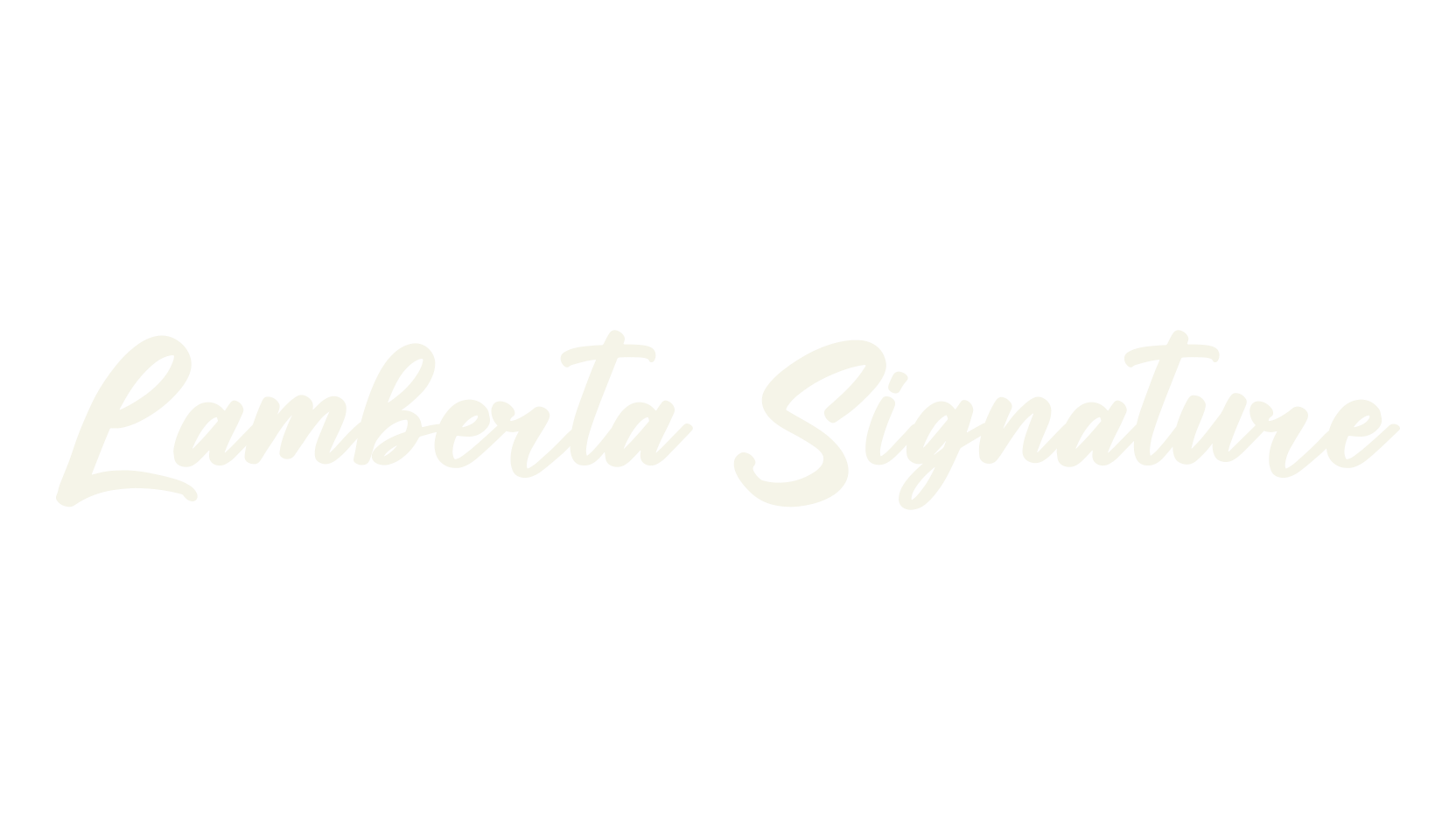 Lamberta Signature, signature font preview