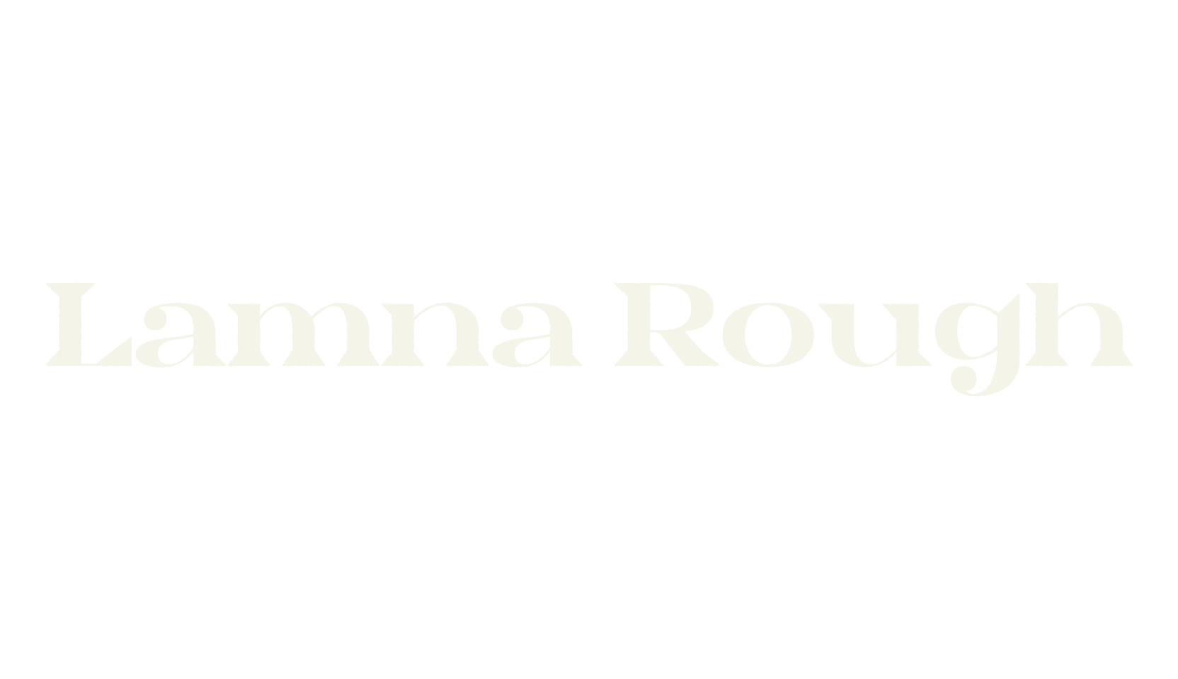 Lamna Rough, poster font preview