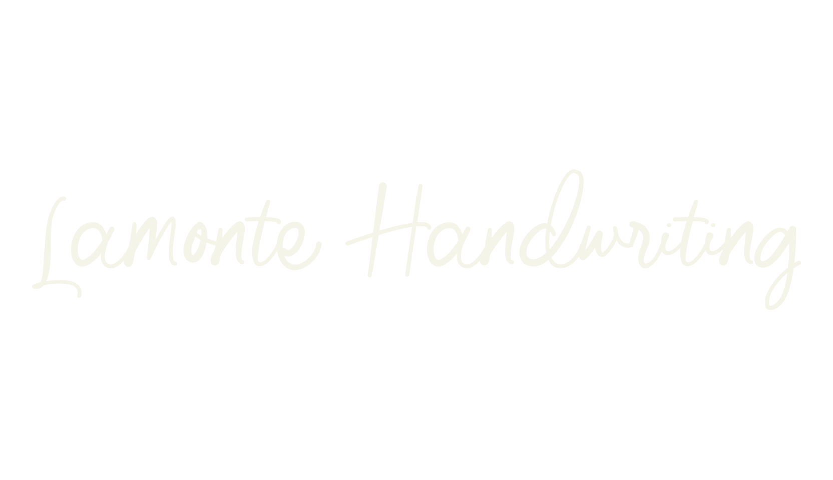 Lamonte Handwriting, handwriting font preview