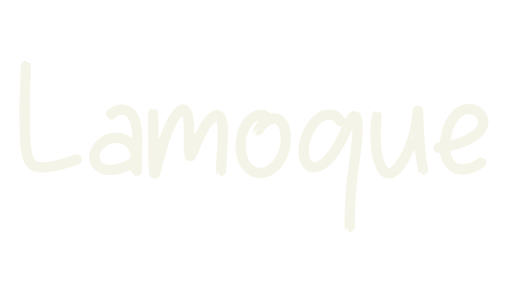 Lamoque, handwriting font preview