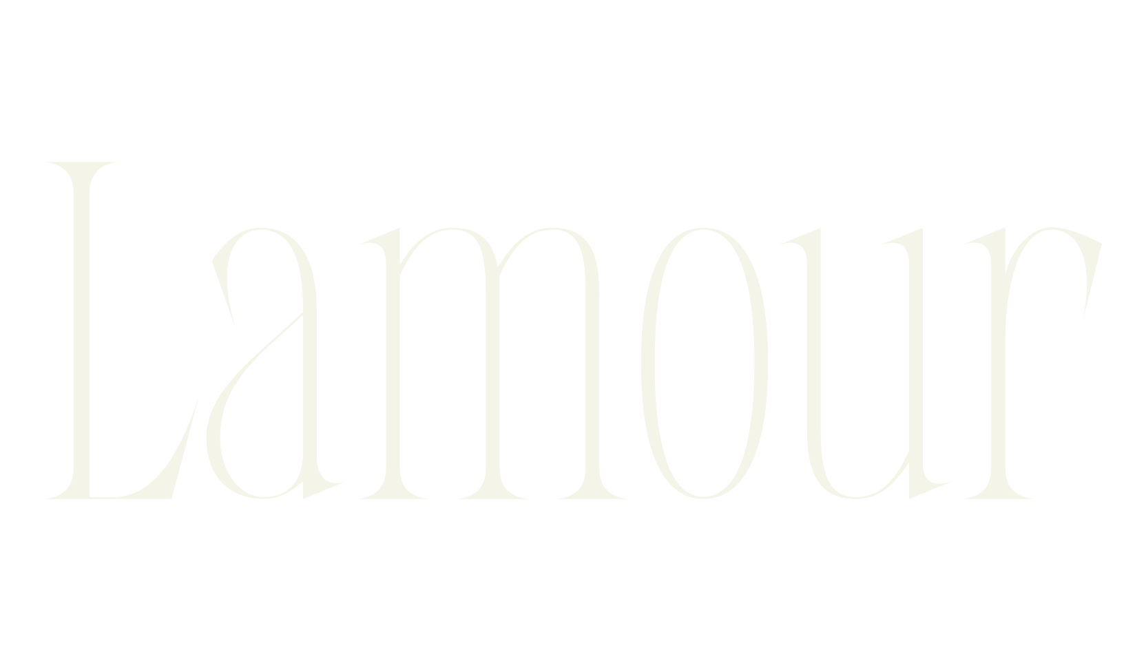 Lamour, script font preview