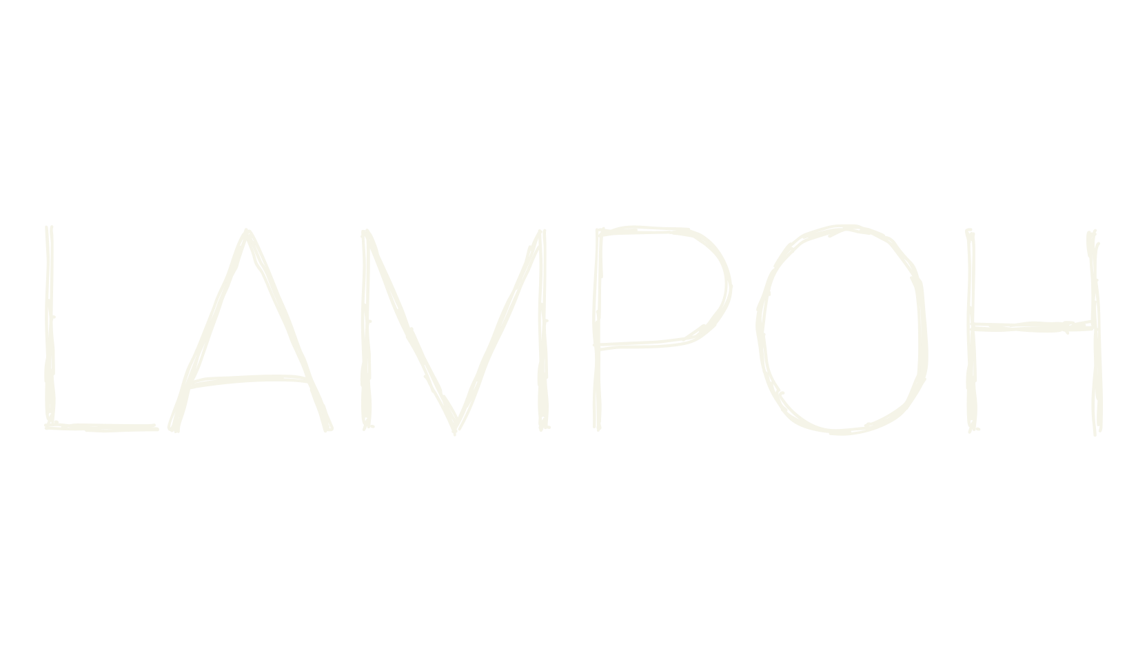LAMPOH, scratched font preview
