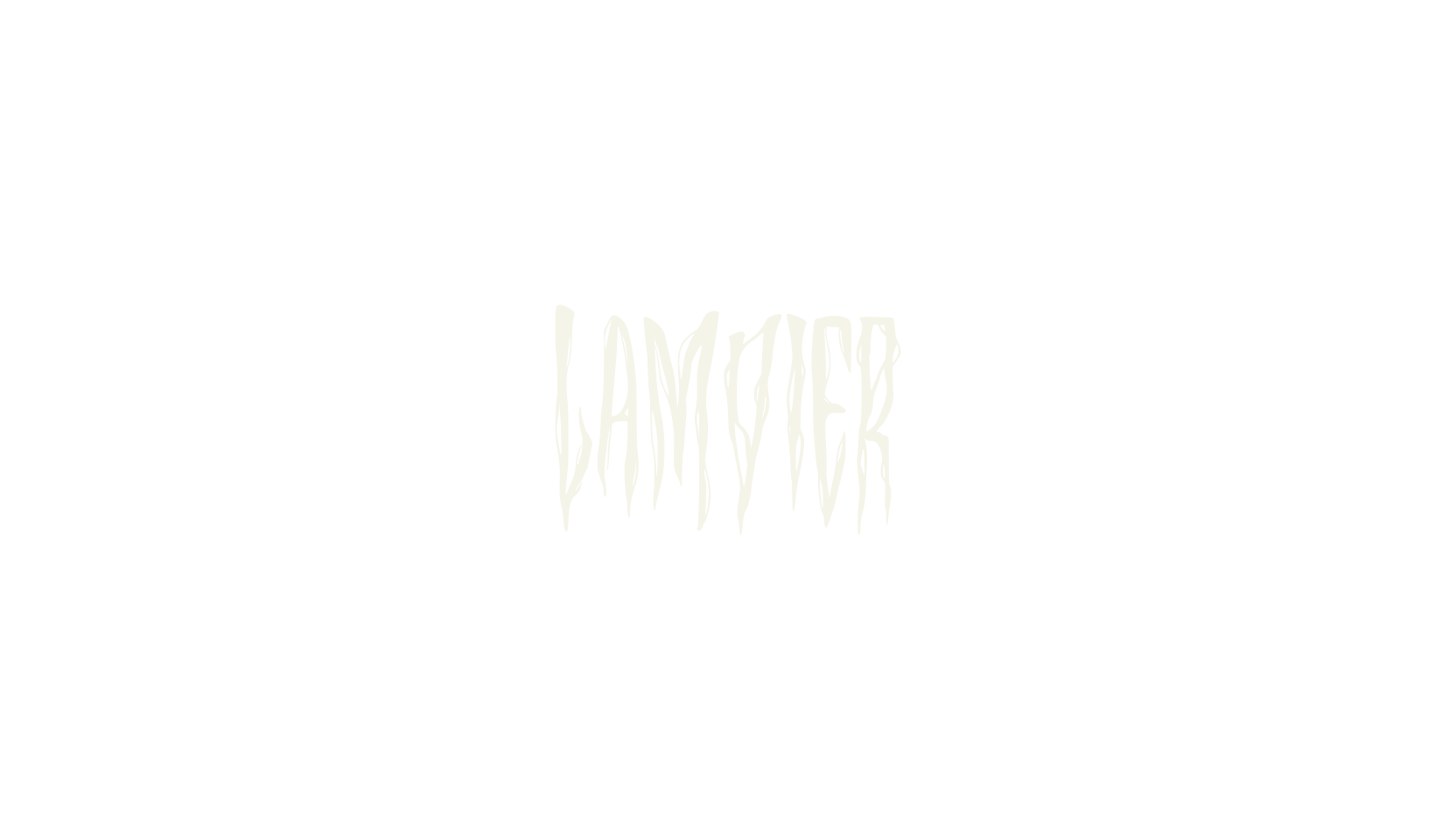 Lamvier, scary font preview