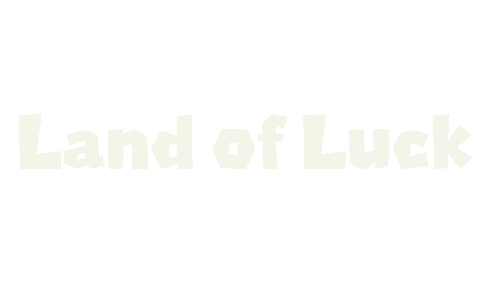 Land of Luck, comic font preview