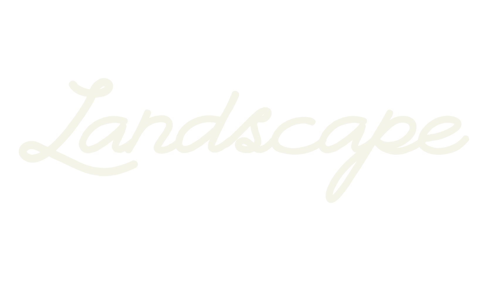 Landscape, fashion script font preview