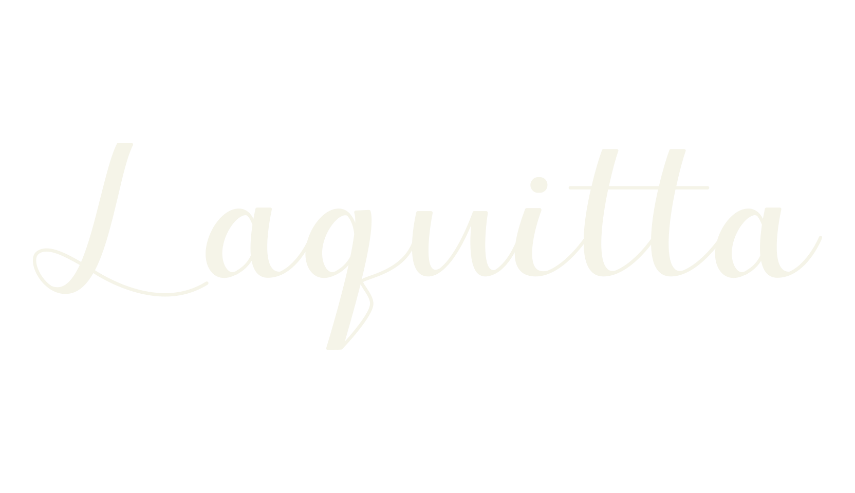 Laquitta, tattoo font preview