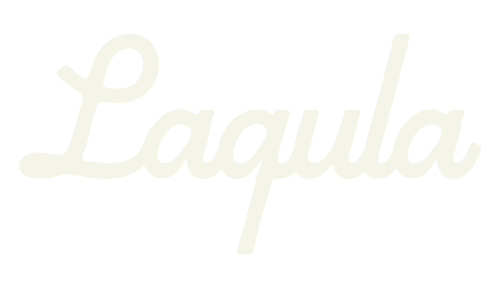 Laqula, cursive font preview