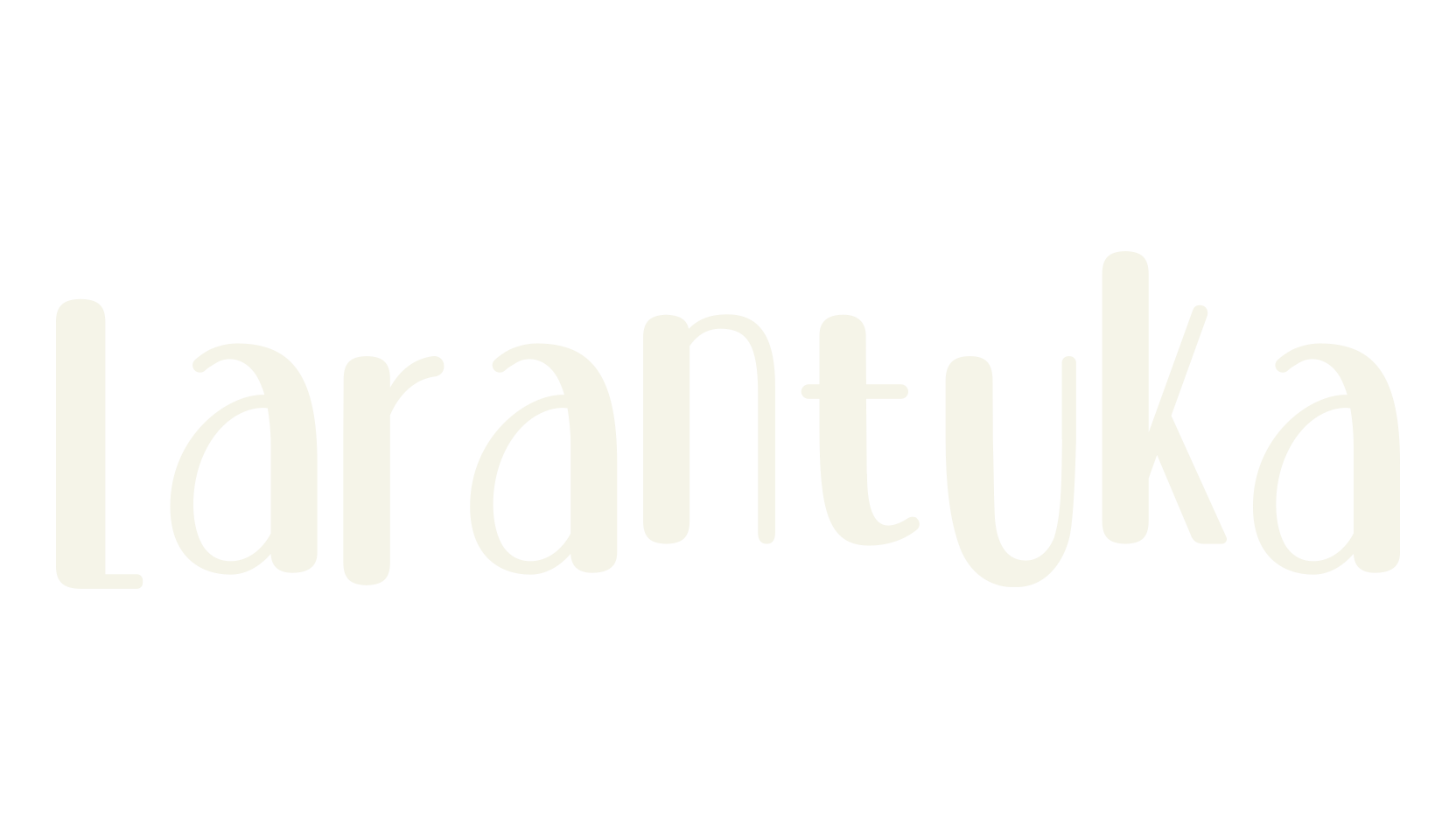 Larantuka, baby font preview