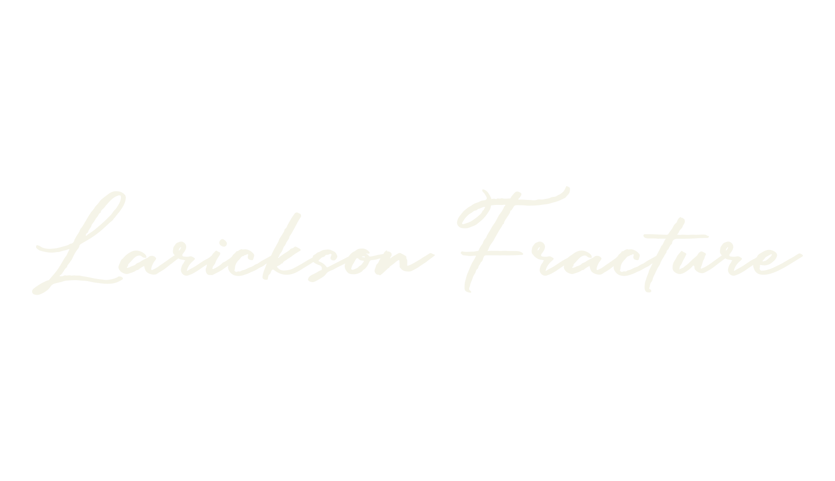 Larickson Fracture, handwriting font preview
