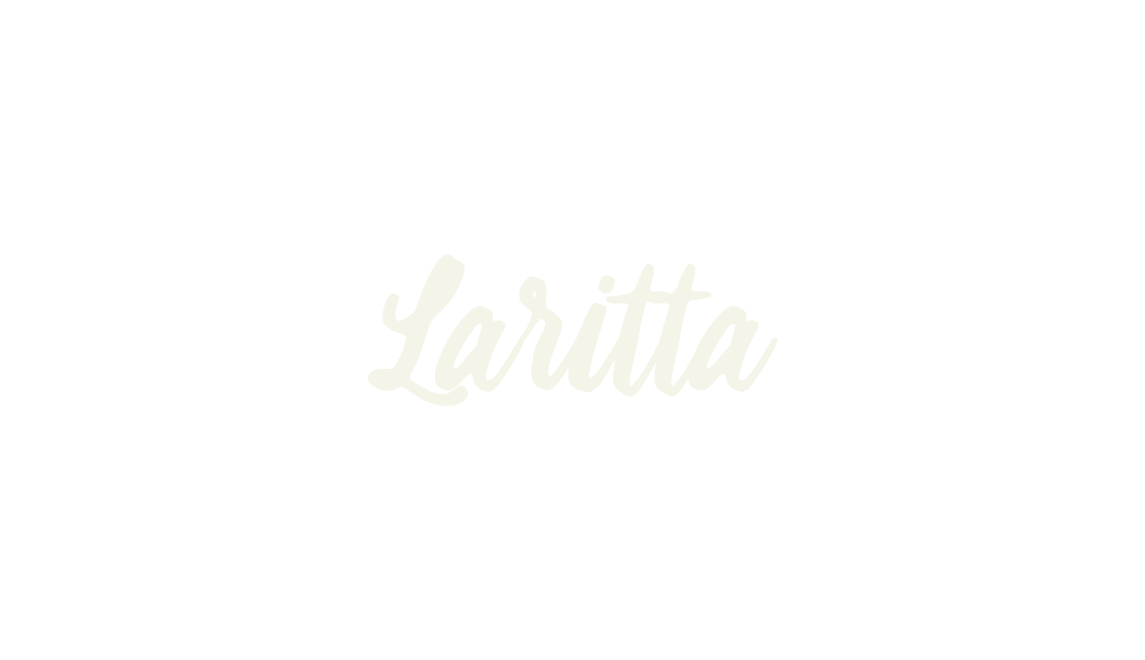 Laritta, calligraphy font preview
