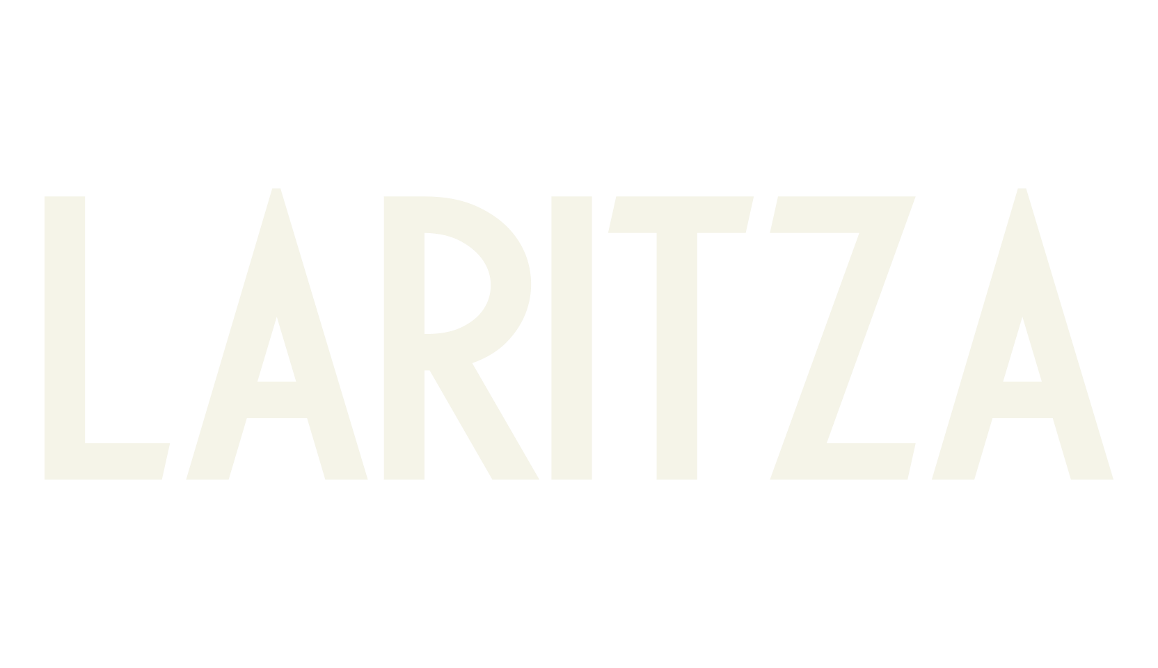 LARITZA, retro font preview