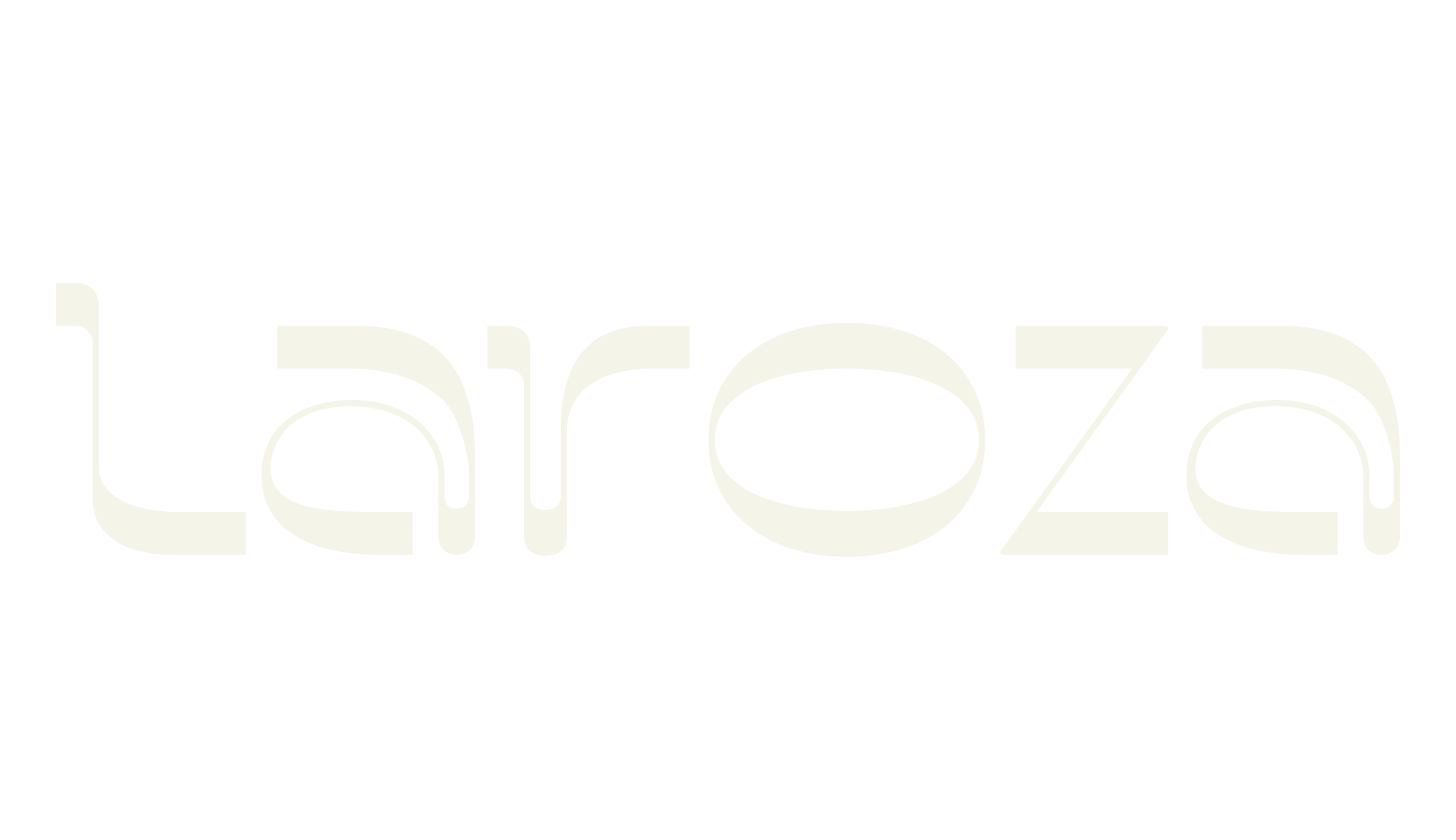 Laroza, futuristic font preview