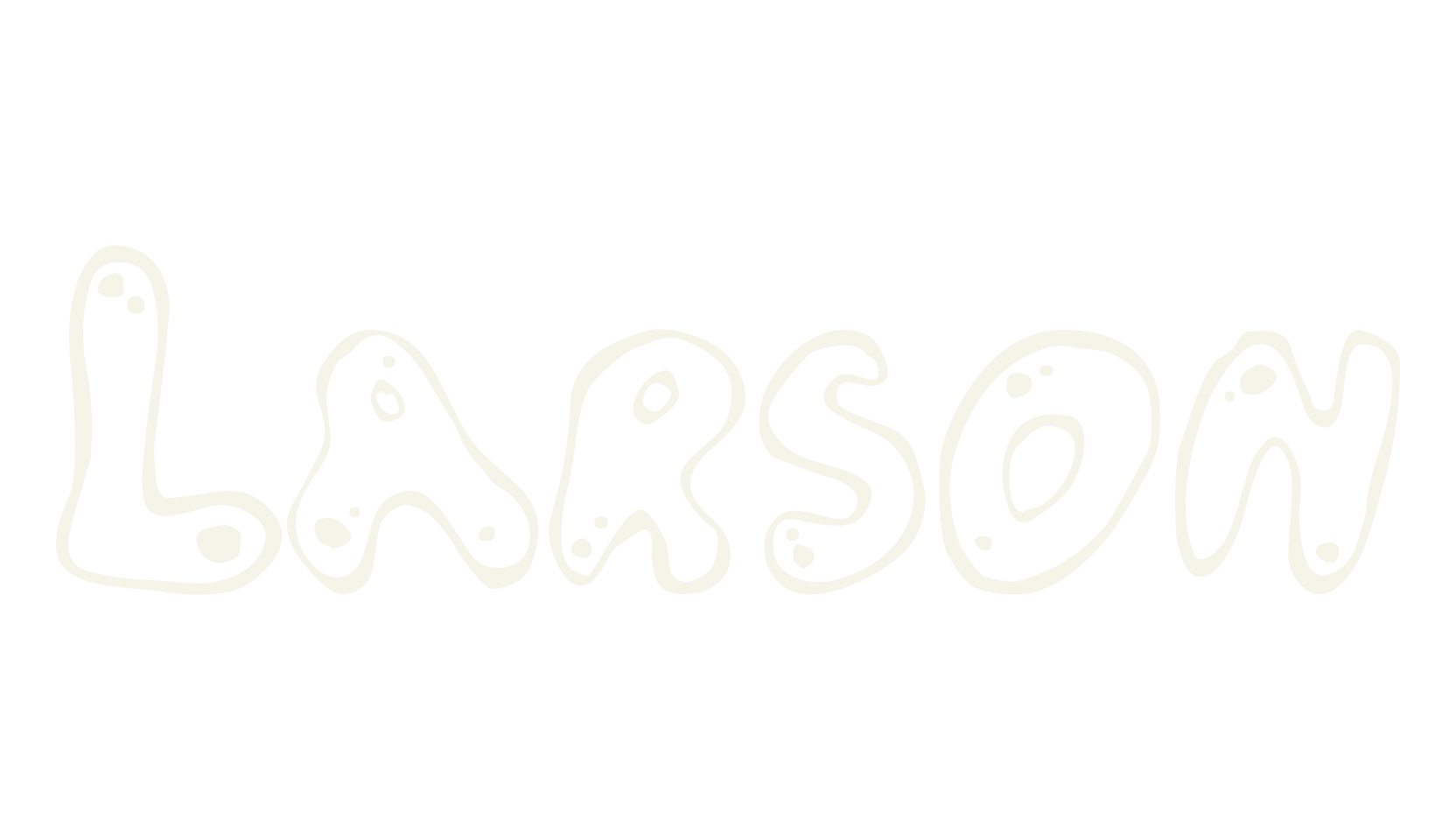 Larson, amoeba font preview