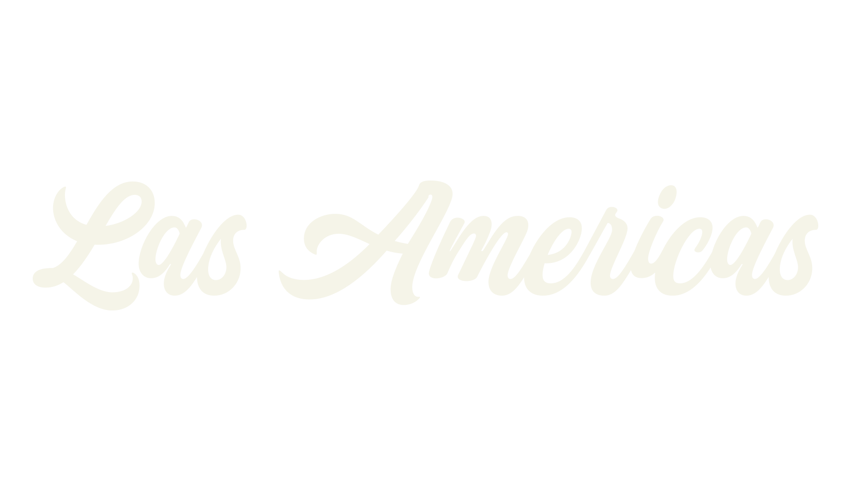 Las Americas, fashion script font preview