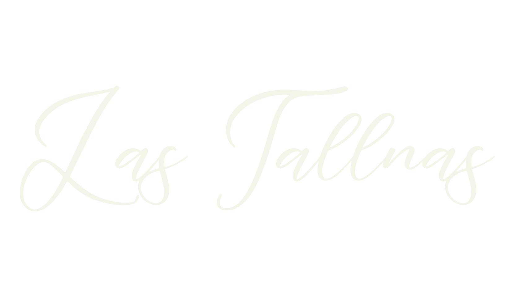 Las Tallnas, script font preview