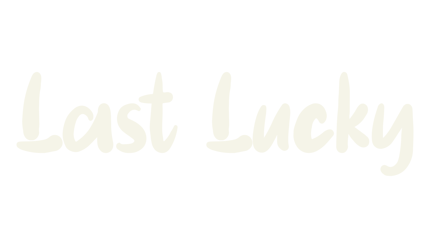 Last Lucky, children font preview