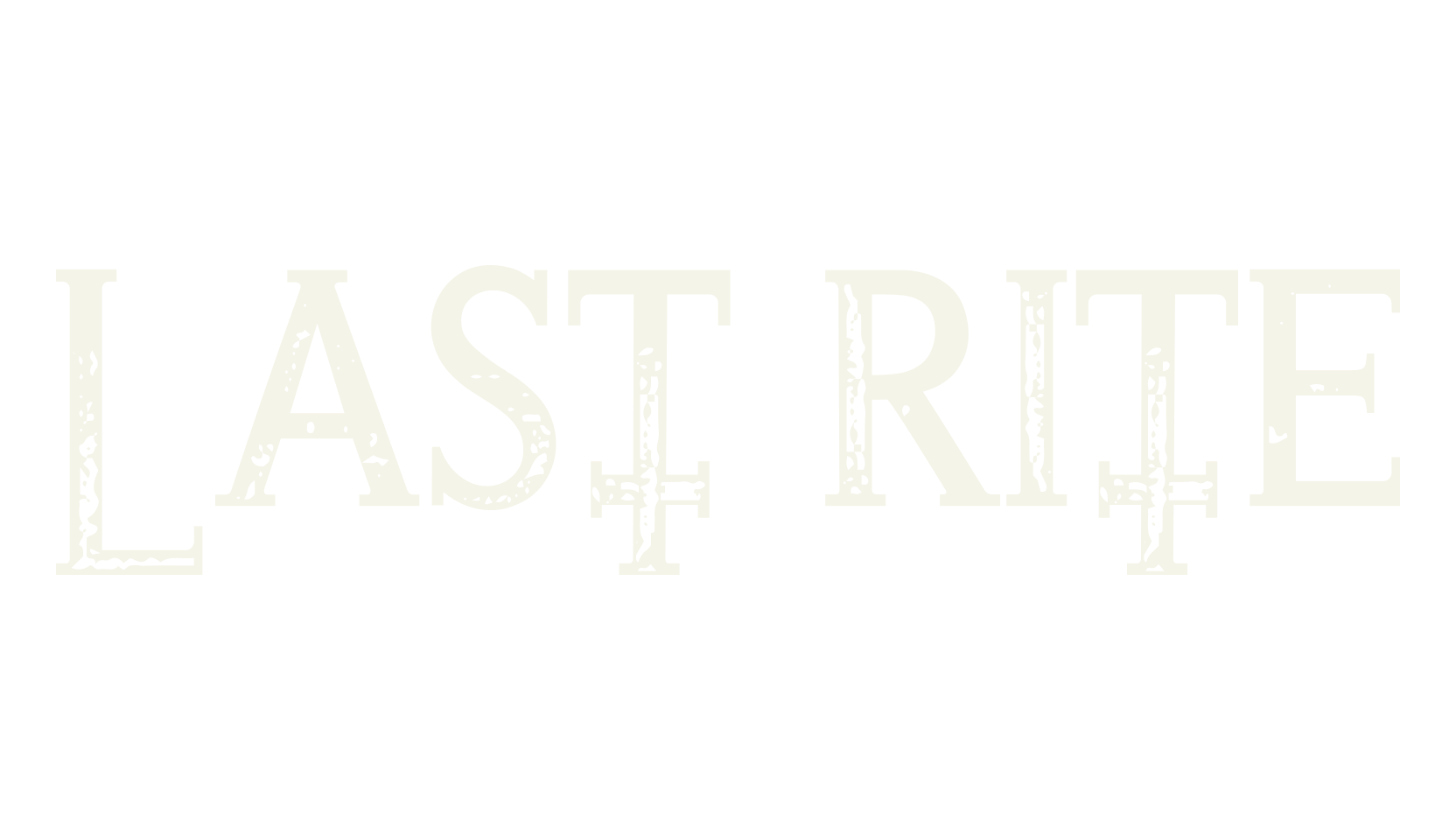 Last Rite, fantasy font preview