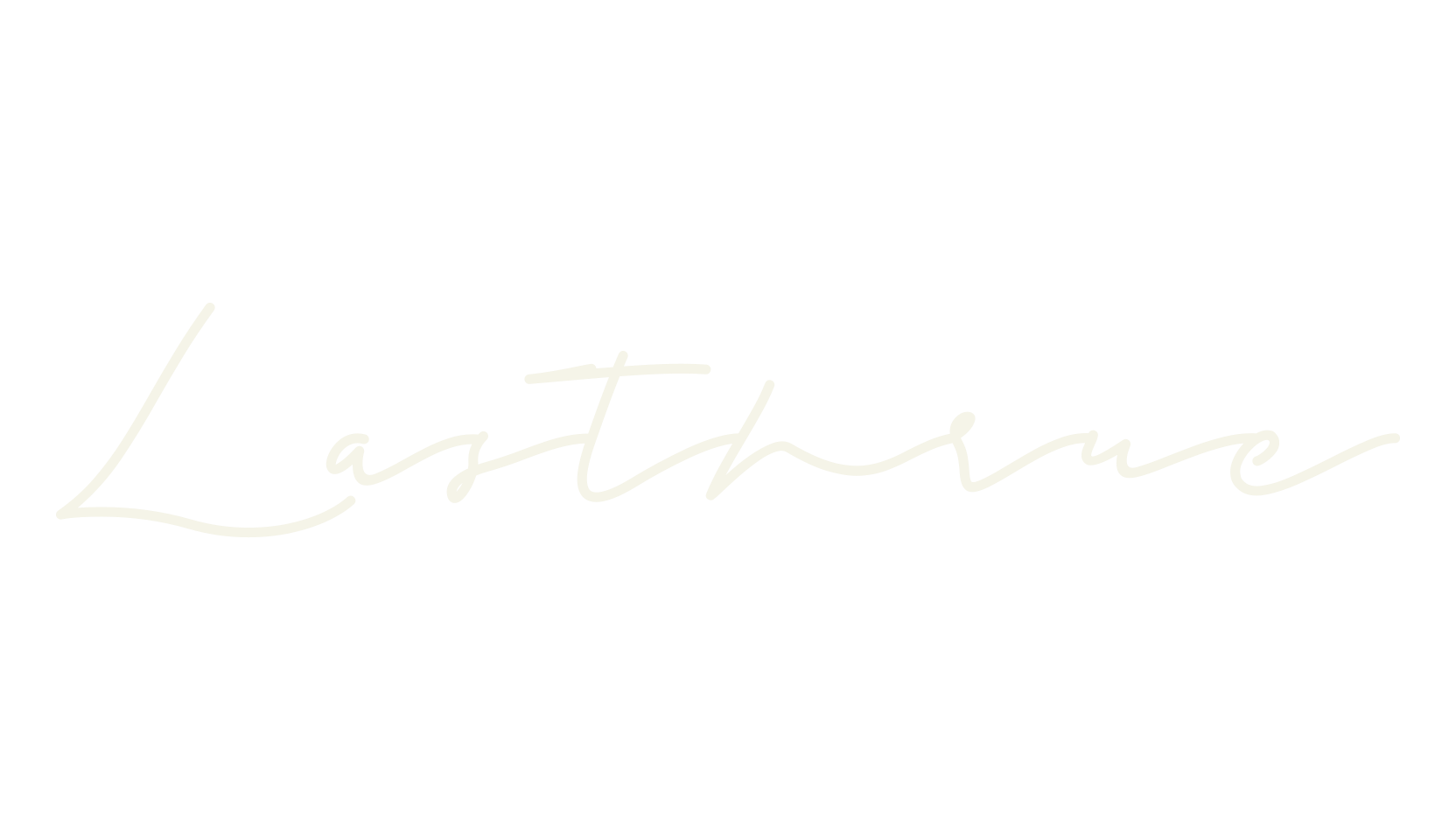 Lasthrue, handwritten font preview