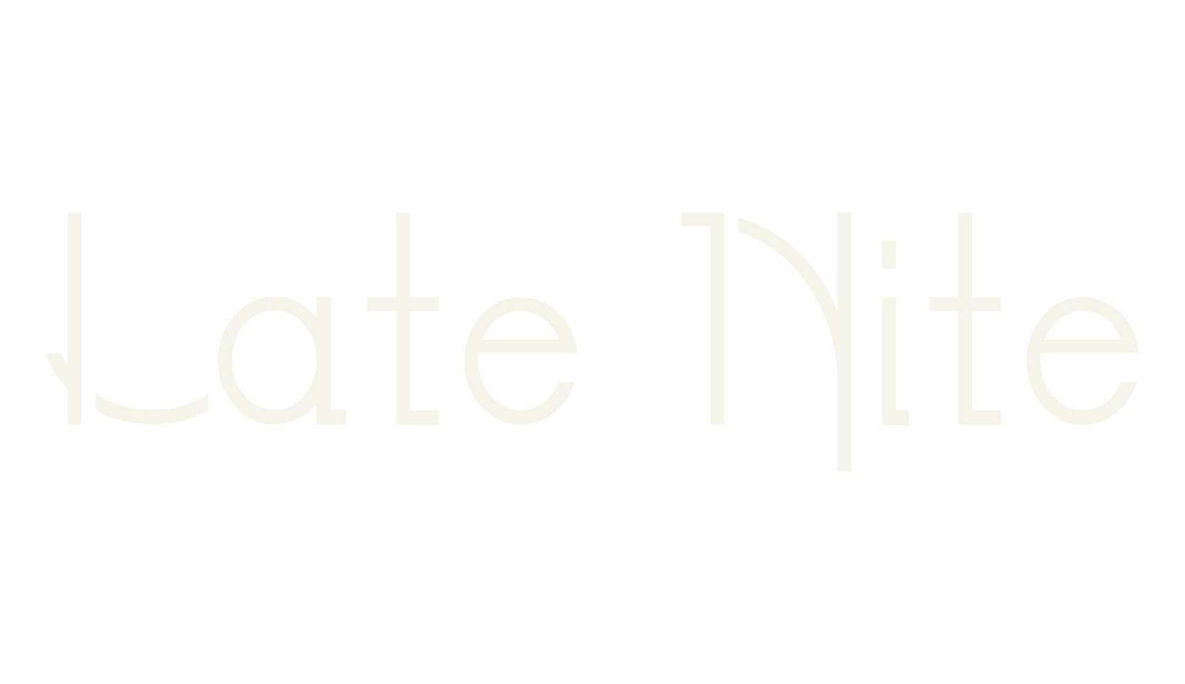 Late Nite, thin font preview