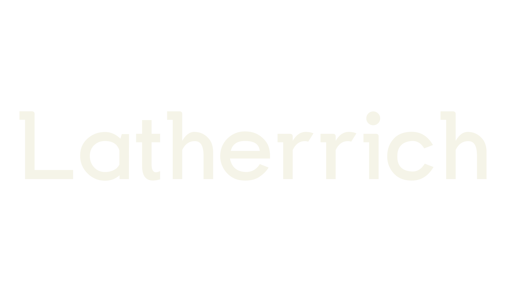 Latherrich, sans serif font preview