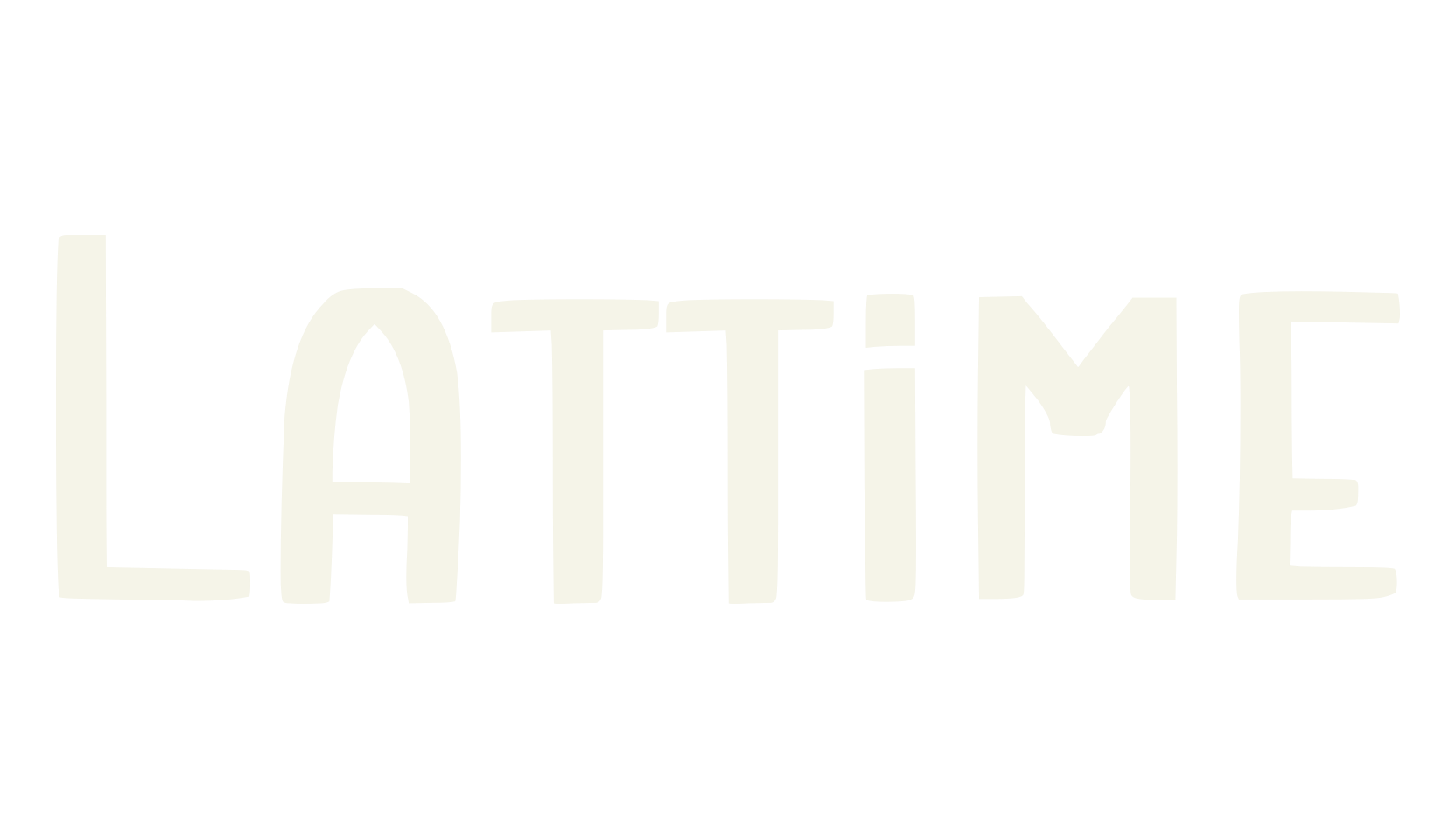 Lattime, typewriter font preview