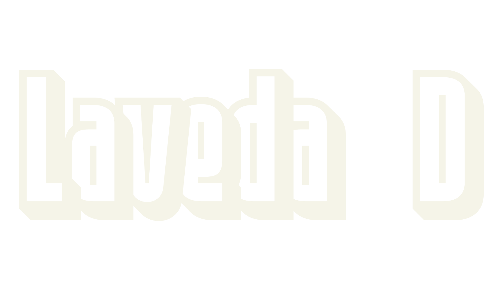 Laveda 3D, 3d font preview