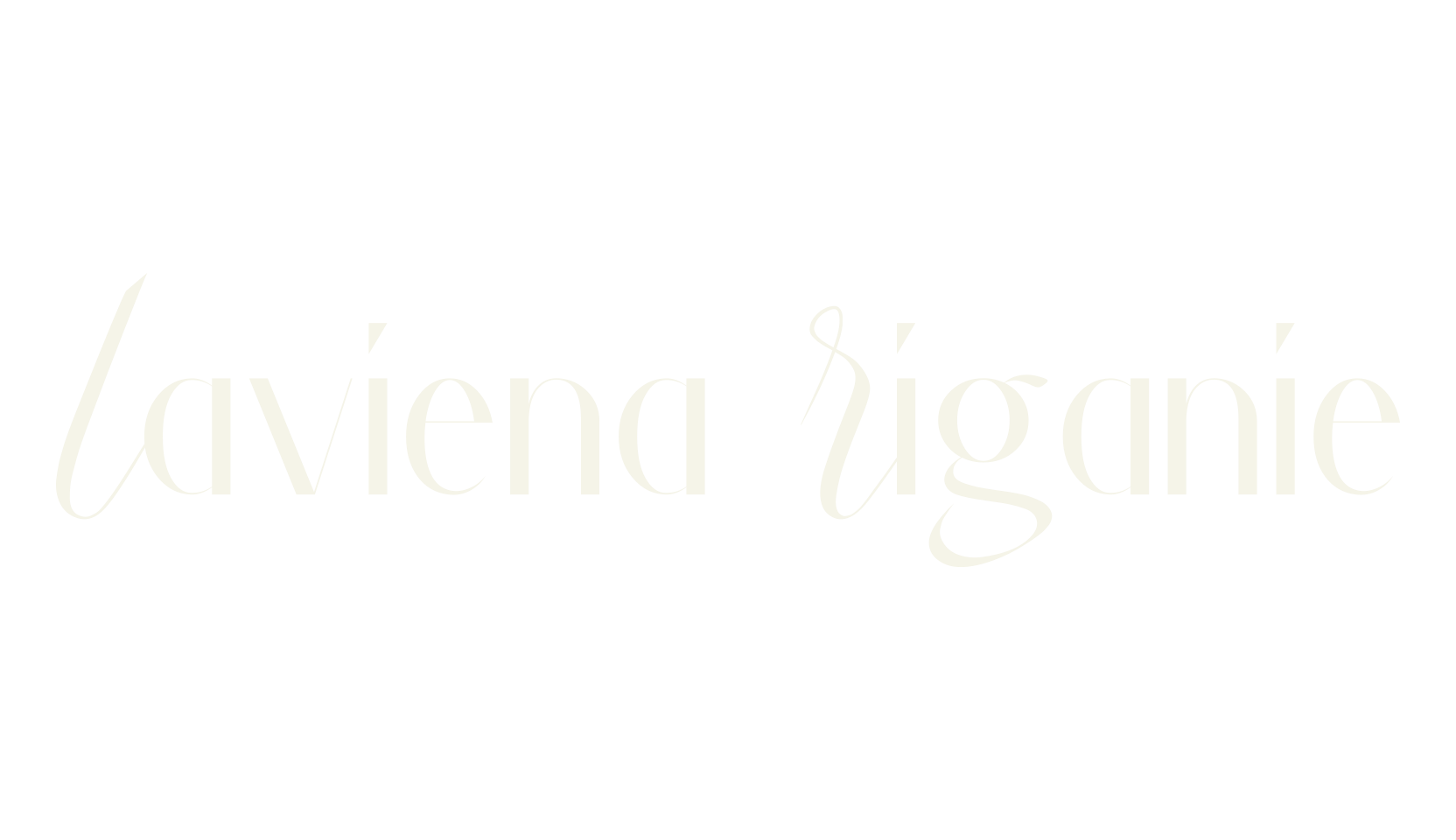 Laviena Riganie, elegant font preview