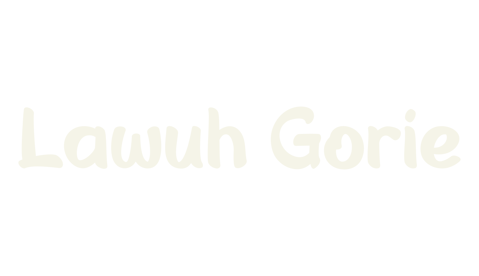 Lawuh Gorie, food font preview