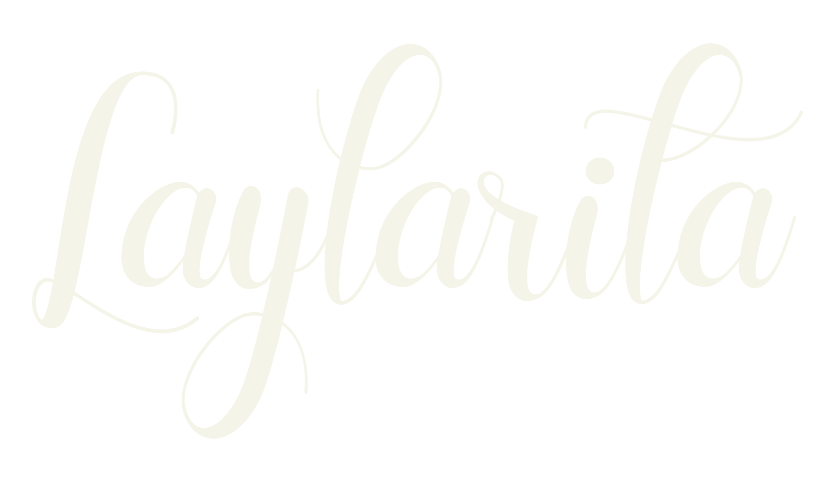 Laylarita, script font preview