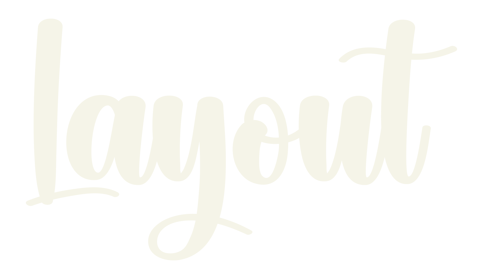 Layout, calligraphy font preview