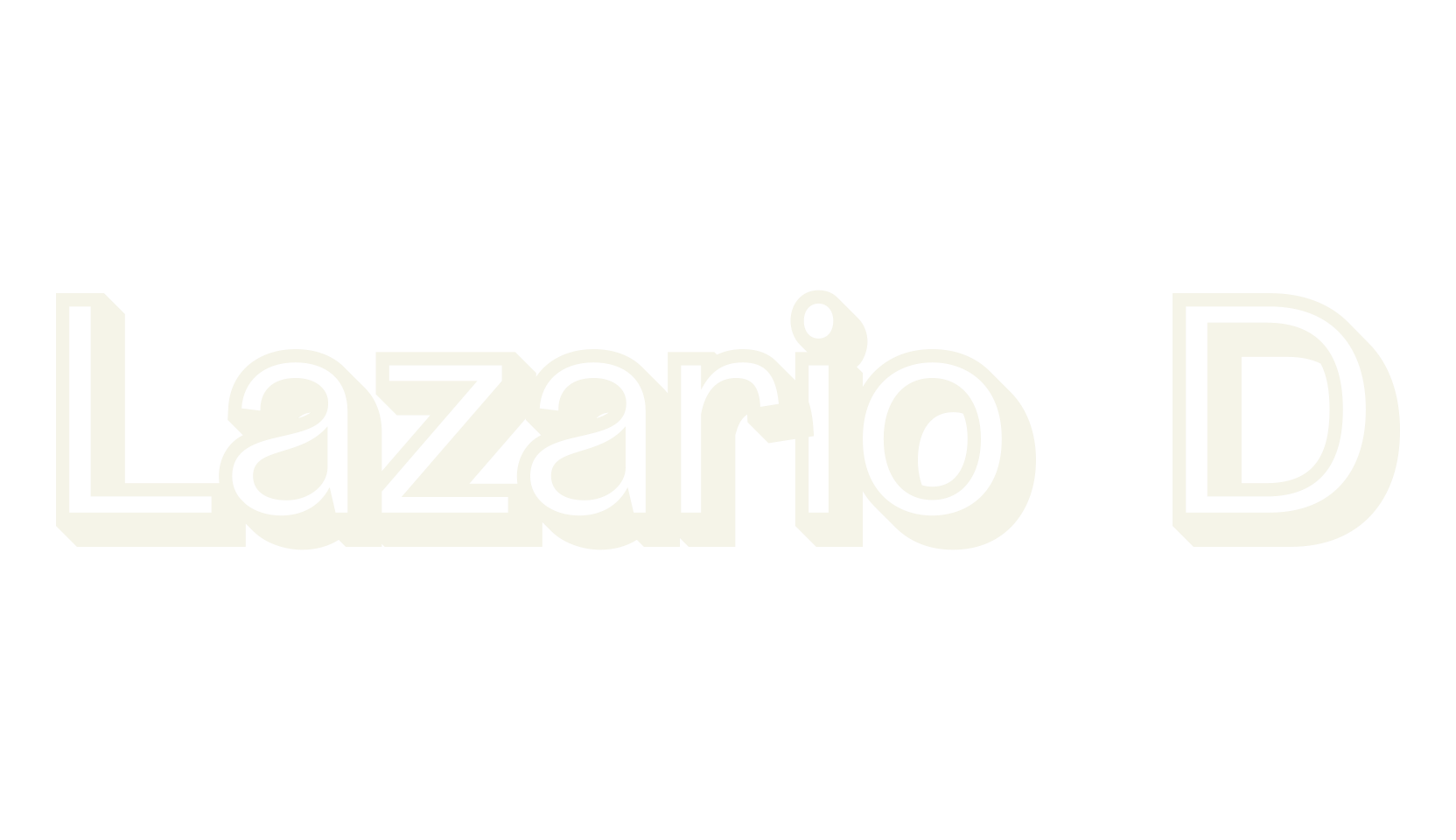 Lazario 3D, 3d font preview