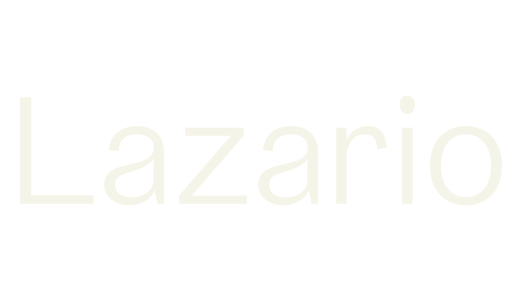 Lazario, modern font preview