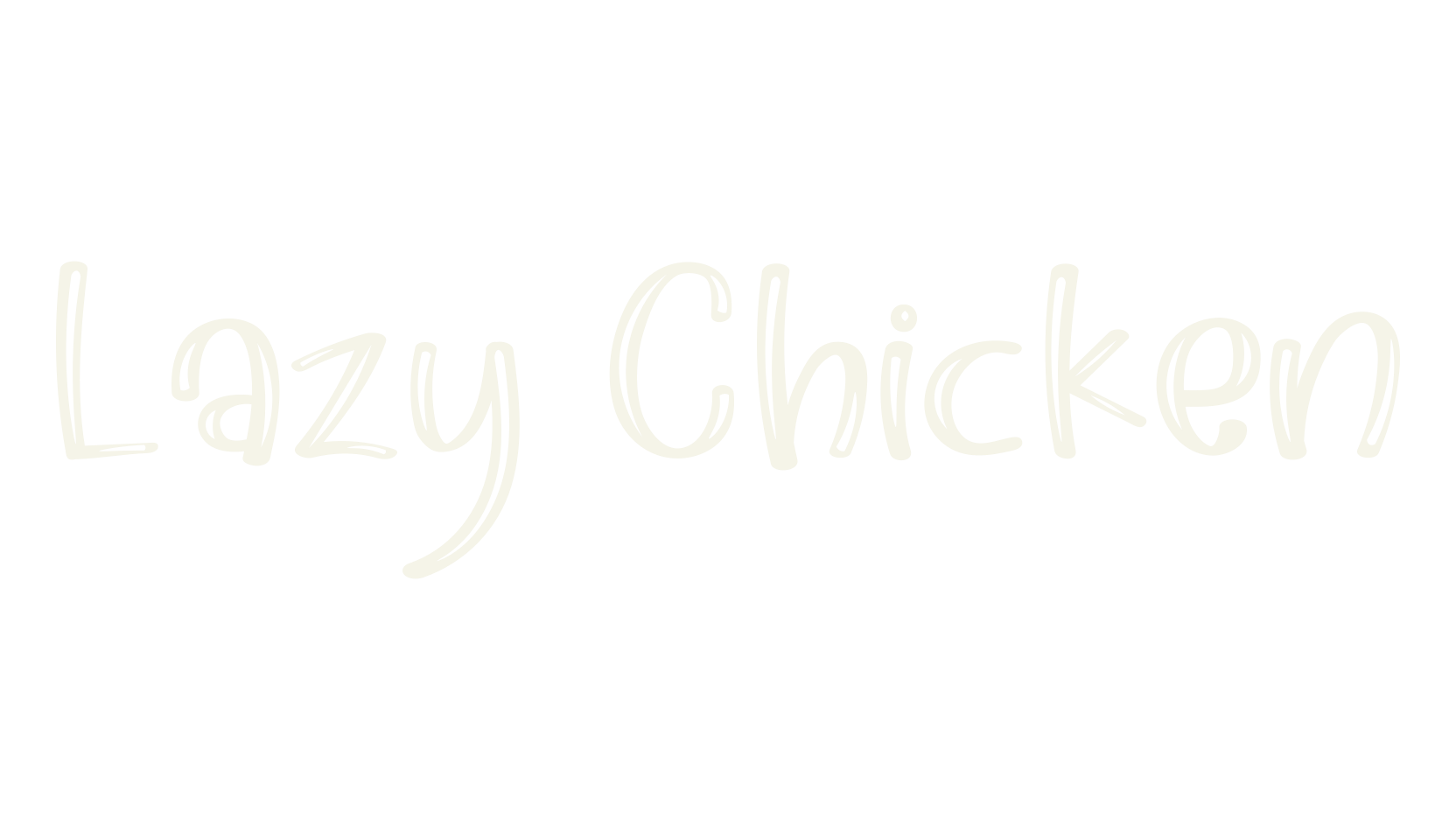 Lazy Chicken, tattoo font preview