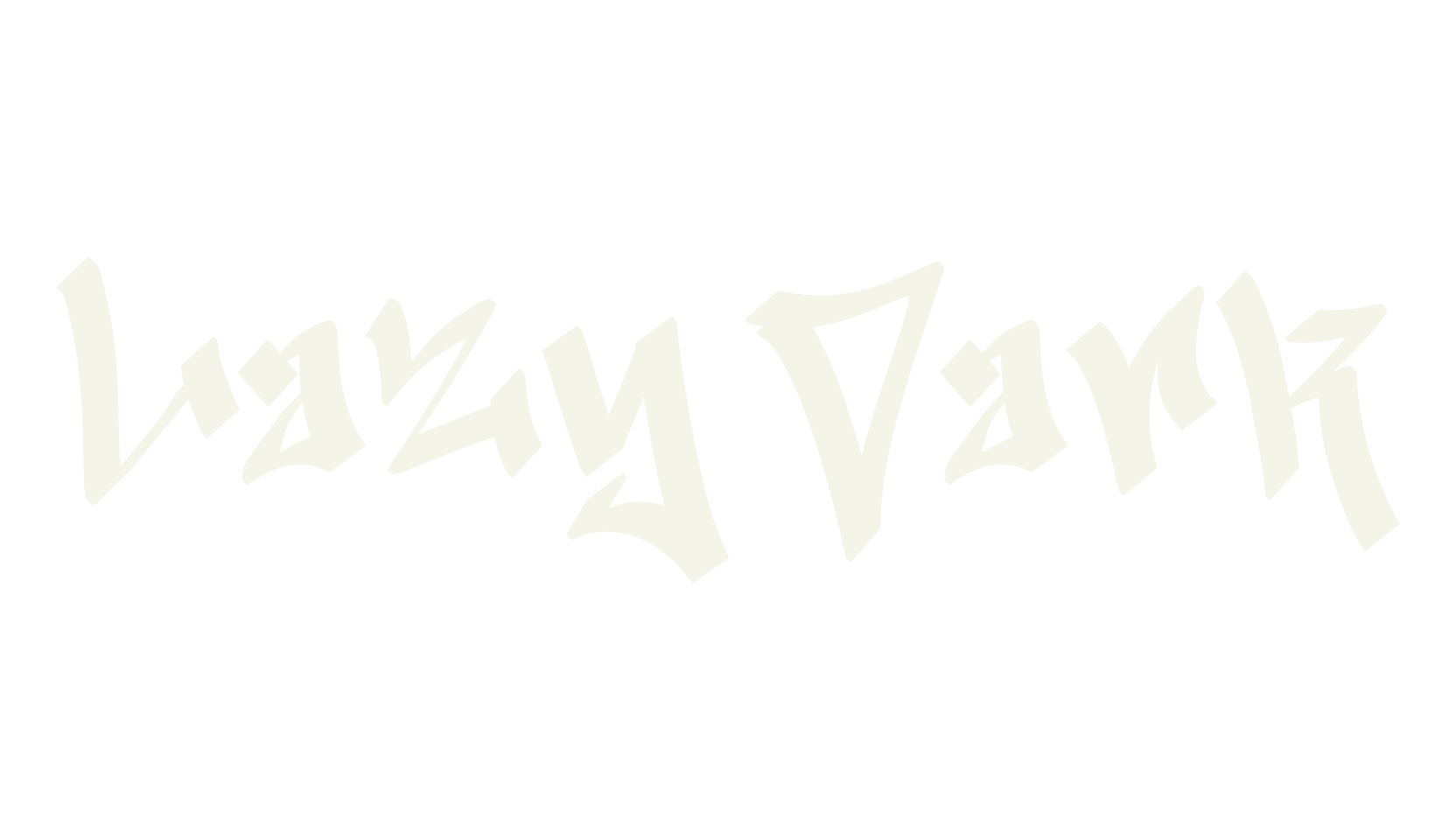 Lazy Dark, tattoo font preview