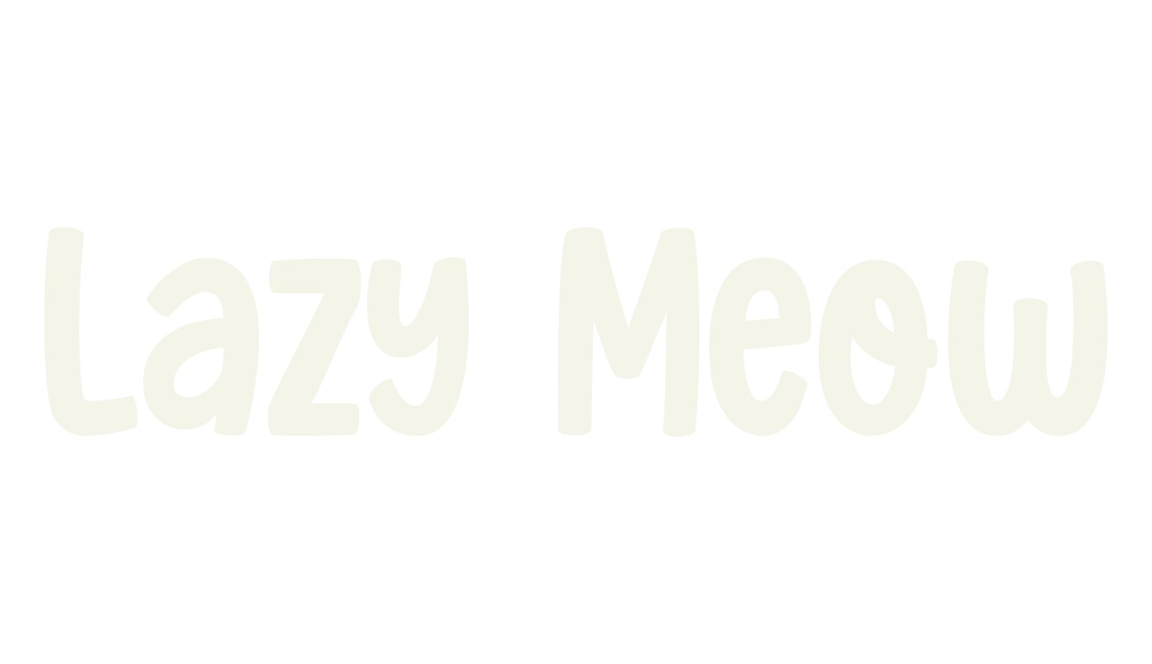 Lazy Meow, quirky font preview