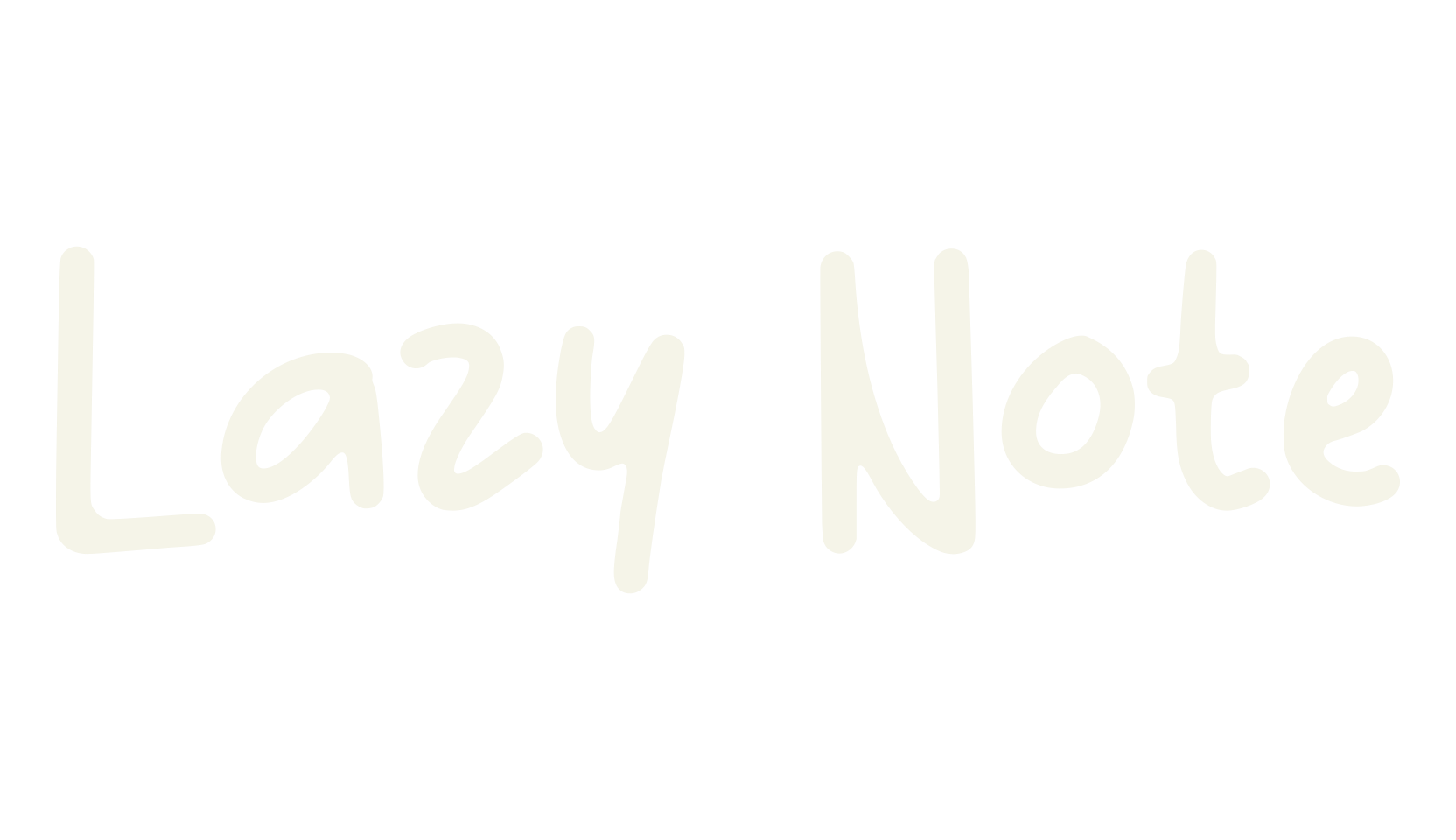 Lazy Note, cute font preview