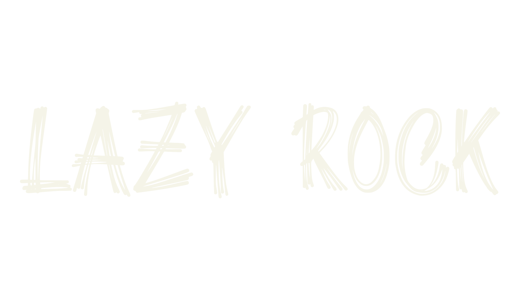 Lazy Rock, elegant font preview