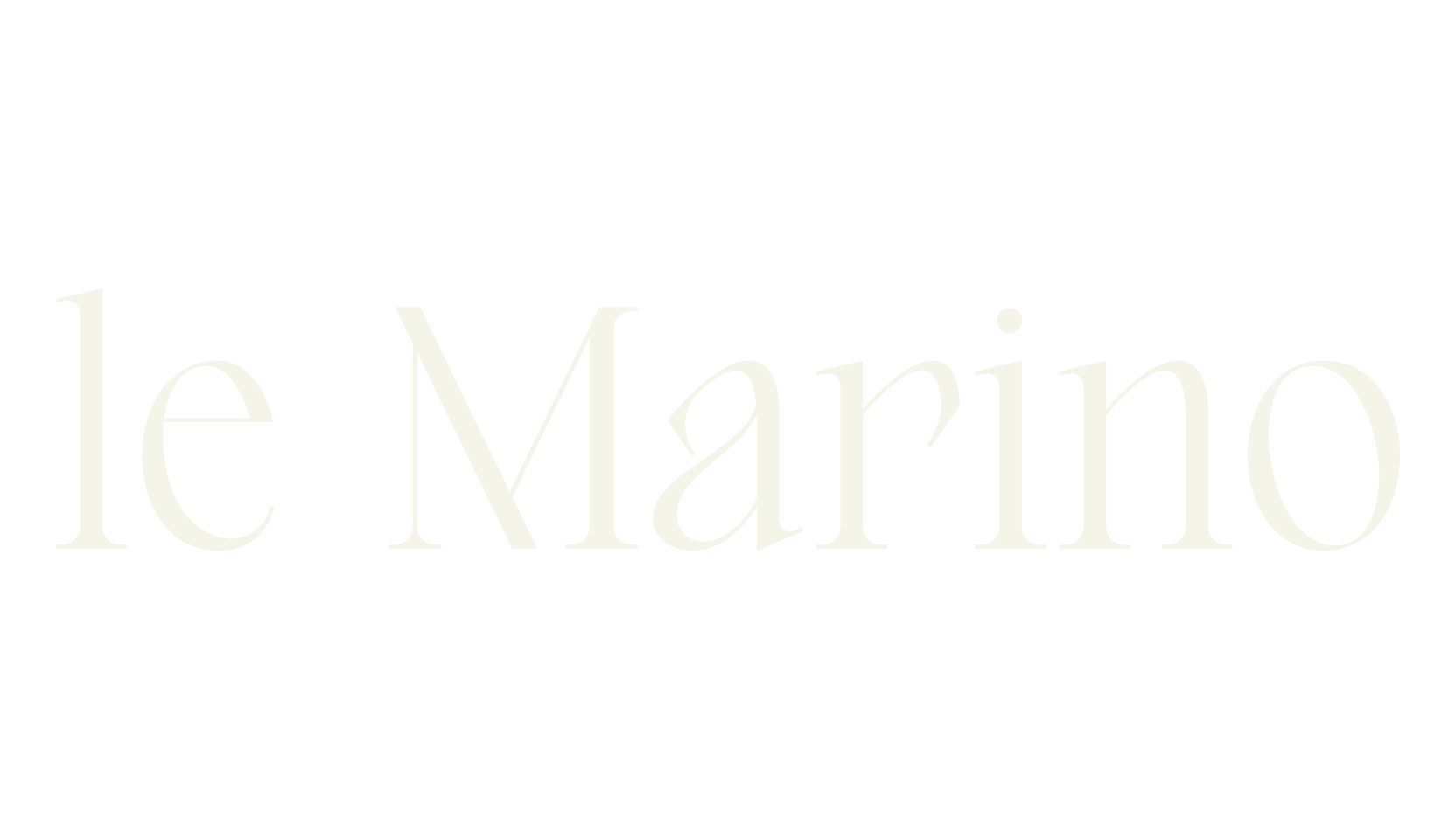 le Marino, serif font preview
