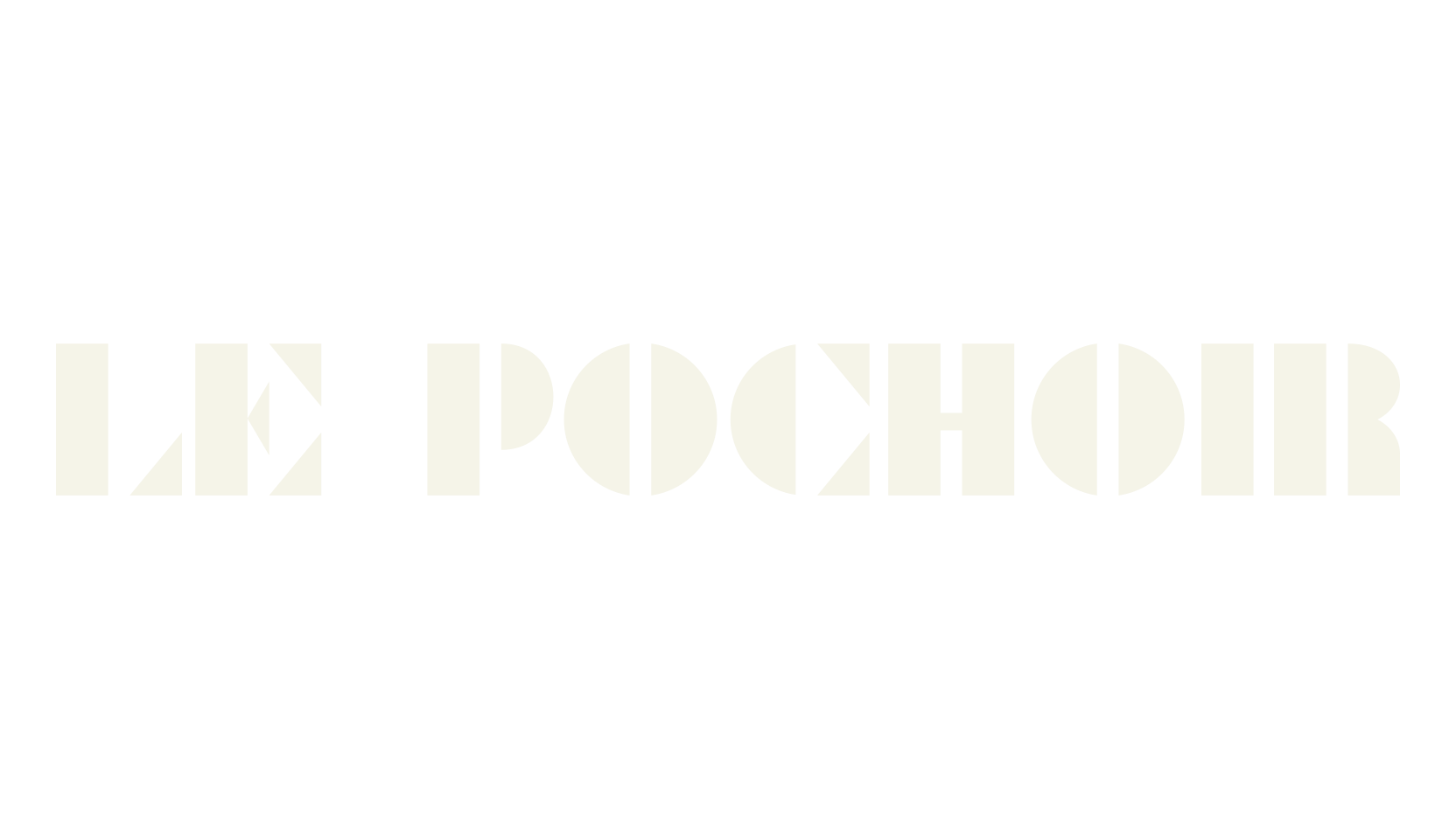 Le Pochoir, stencil font preview