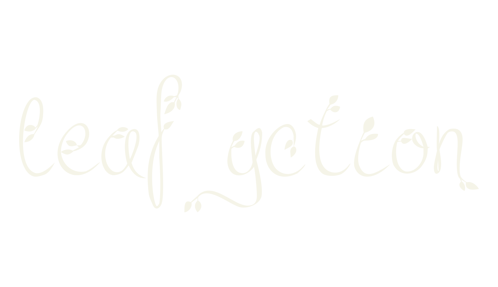 Leafyction, handwriting font preview