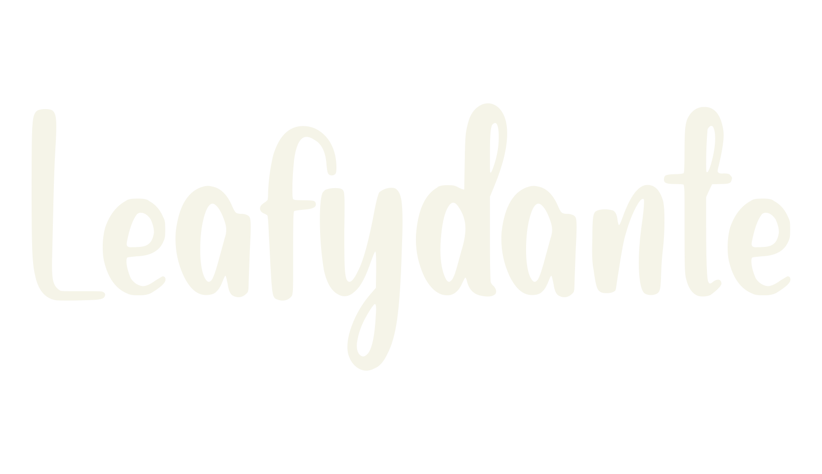 Leafydante, lettering font preview