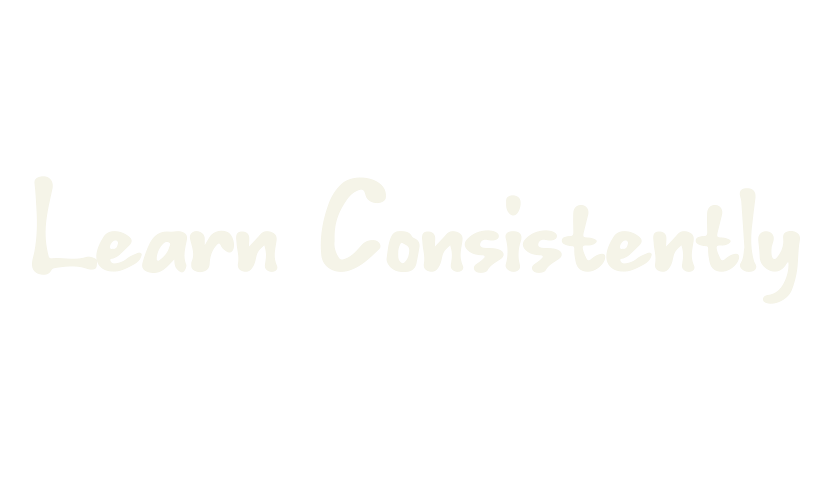 Learn Consistently, movies font preview