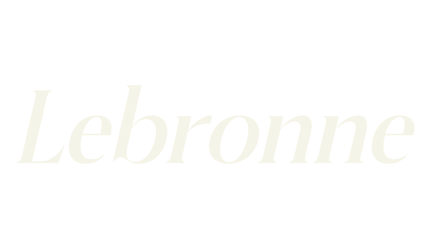 Lebronne, serif font preview