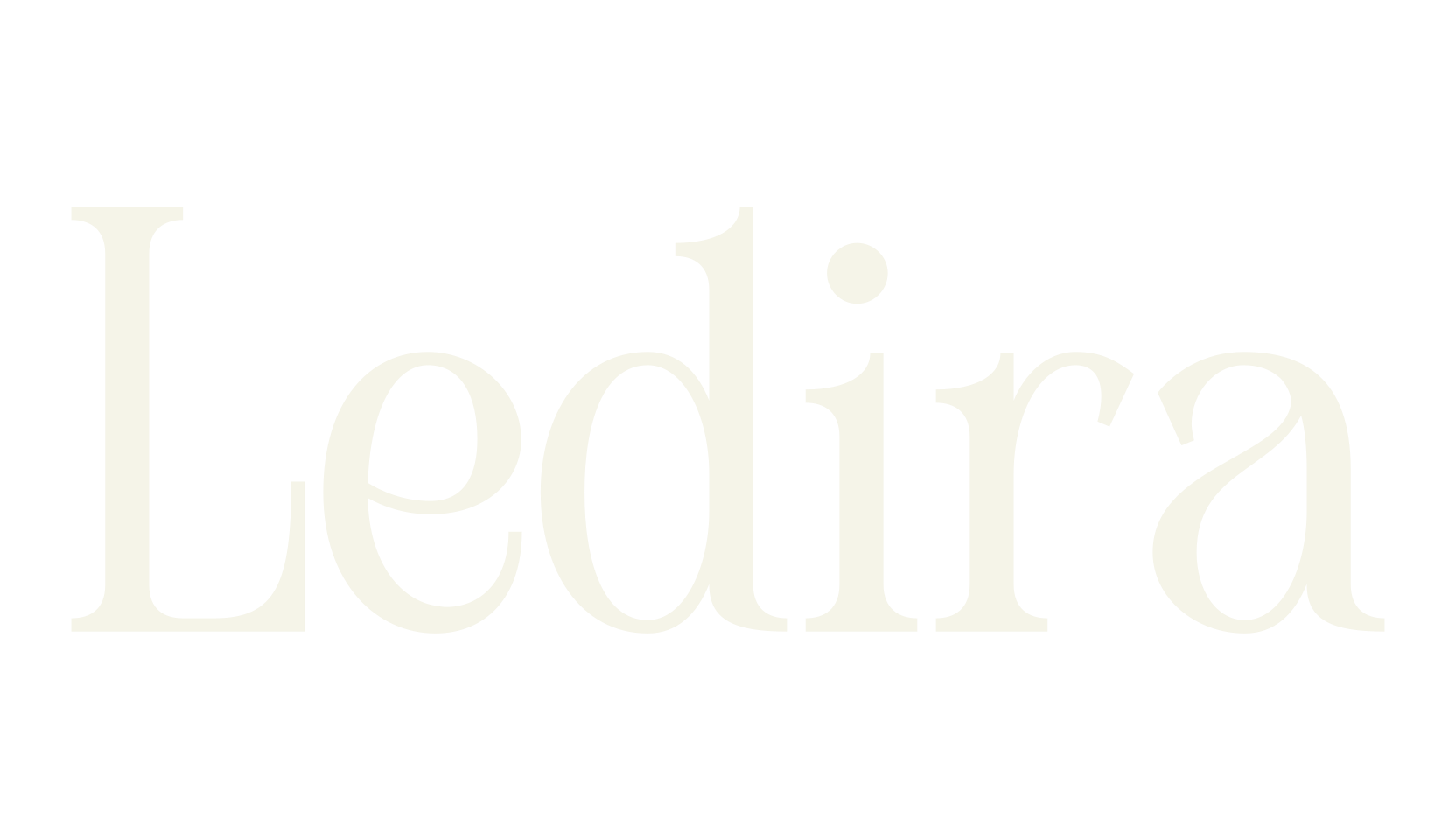 Ledira, brand font preview