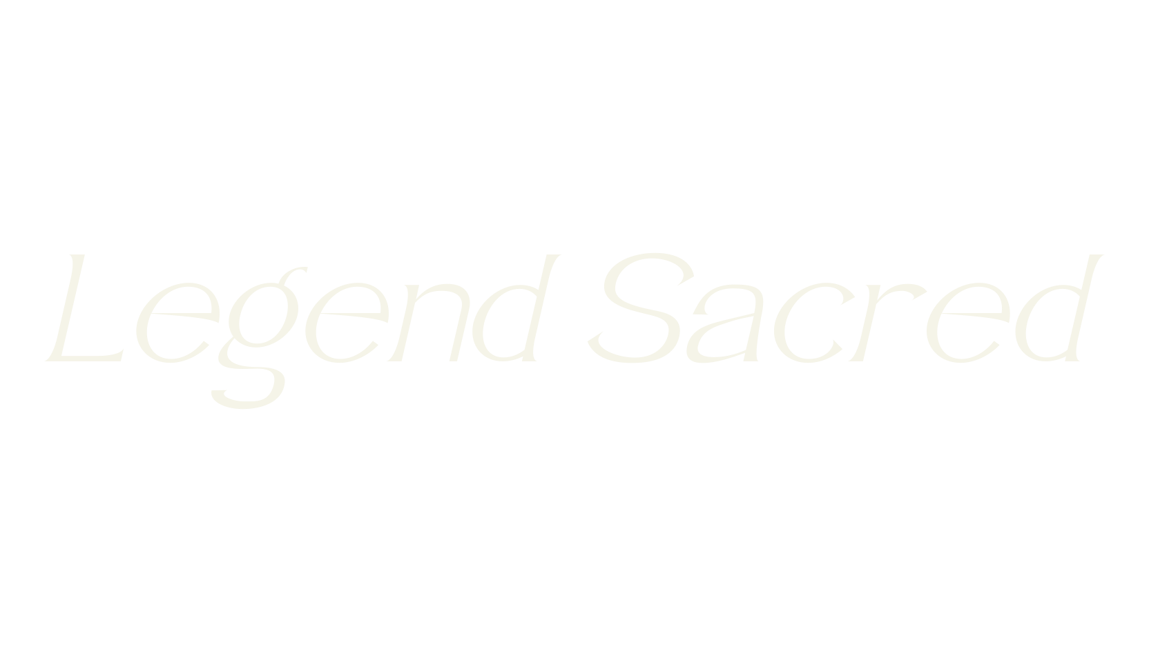 Legend Sacred, serif font preview