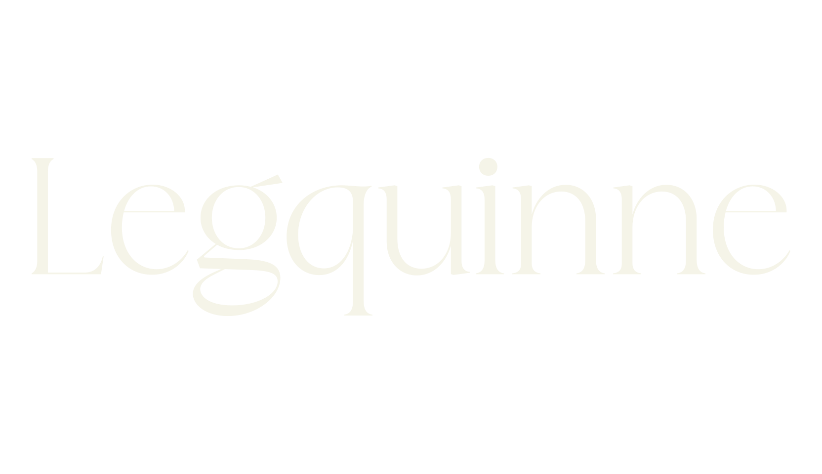 Legquinne, typography font preview