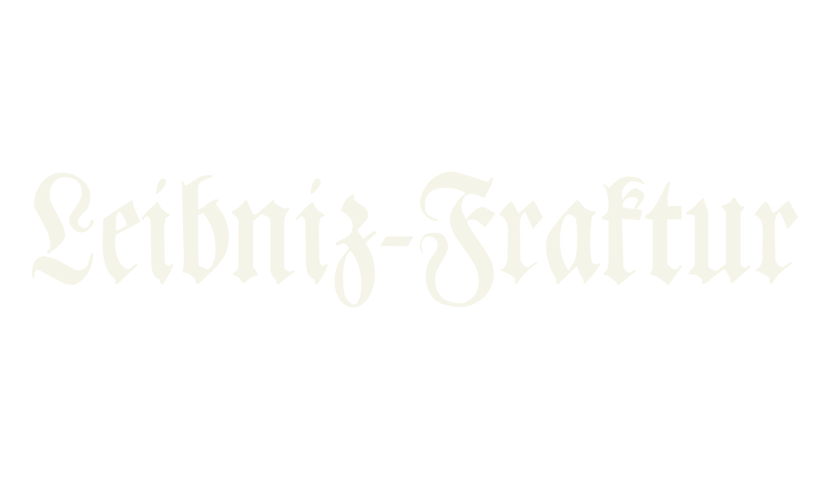 Leibniz-Fraktur, old english font preview